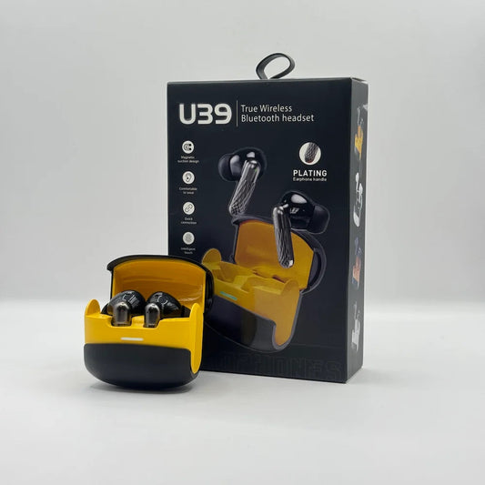 U39 True Wireless Bluetooth Headset with Plated Earphone Handles