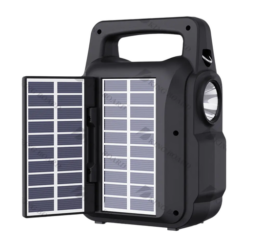Portable Wireless Solar Speaker with LED Flashlight