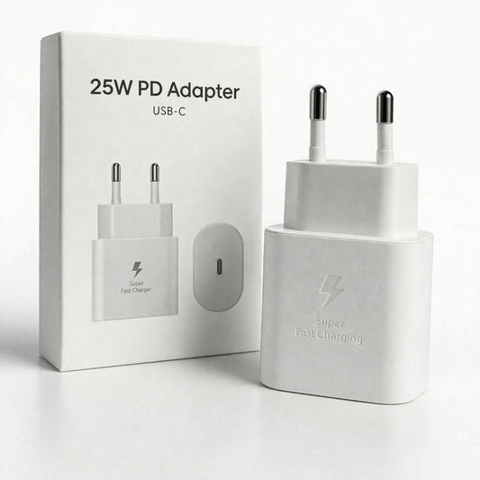 25W USB-C PD Super Fast Charging Adapter with Type-C Output